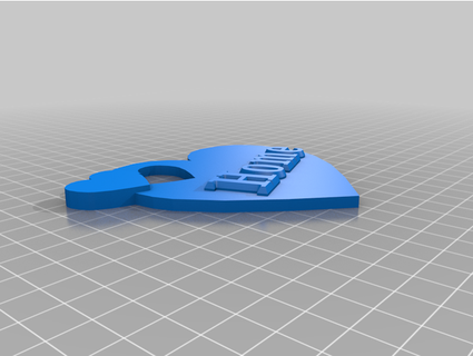 STL file Apple Keychain Logo 2 🍎・3D printer design to download・Cults