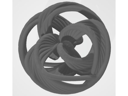 torus knot yoshi0204 3d print model - Mito3D