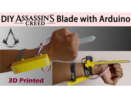 assassin's creed hidden blade 3d printed crazyindiana 3d print model - Mito3D