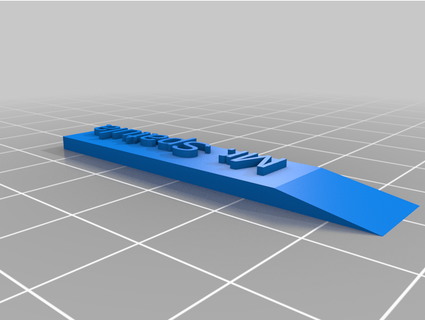spatule 5cm 1cm Calkesh 3d print model - Mito3D