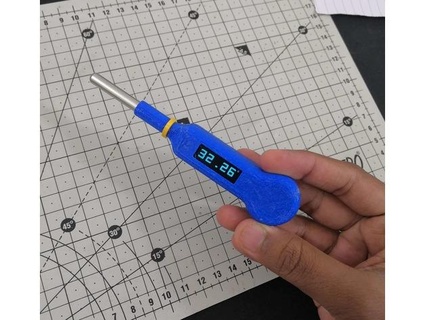 Digital Thermometer neutrino 1 3d print model - Mito3D