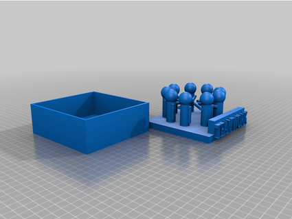 equipe armazenamento caixa senhora 3d print model - Mito3D