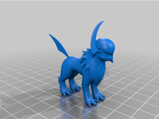 absol kringfish 3D print model - Mito3D