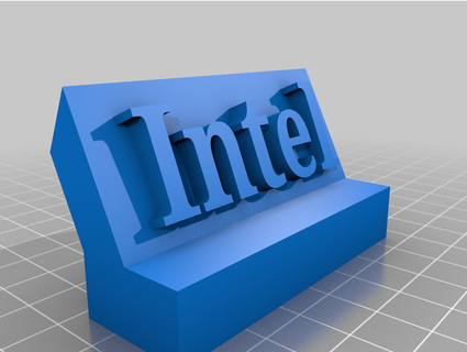 Intel Zeichen lsaspace 3d print model - Mito3D