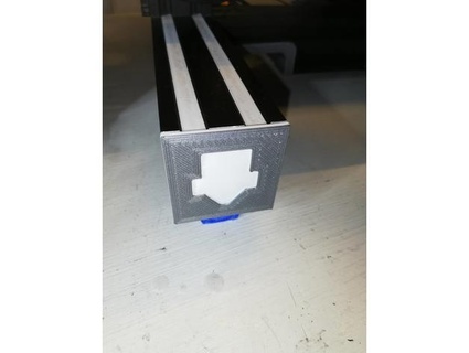 ender 3 40x40 aluminium extrution nozzle case skrivarekonto 3d print model - Mito3D