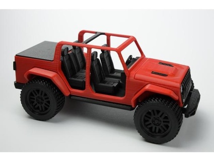 open jeep gladiator style - fully printable soarpix 3d print model - Mito3D