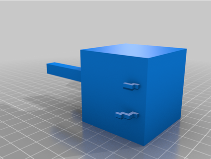strider Minecraft grandi passi lava goffo 3d print model - Mito3D