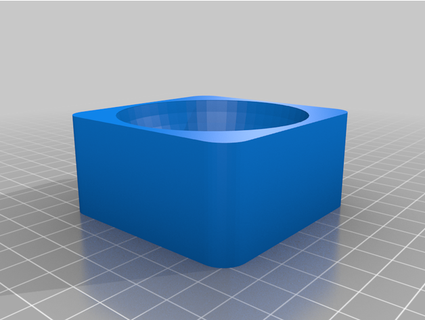 pelota caja caso funda soporte trackball 3d print model - Mito3D