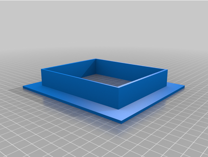 basit özelleştirilebilir panel örtmek kılıf tabak dlbain 3d print model - Mito3D