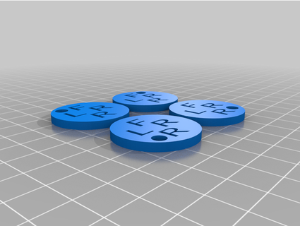 tire tags position ndeault 3d print model - Mito3D
