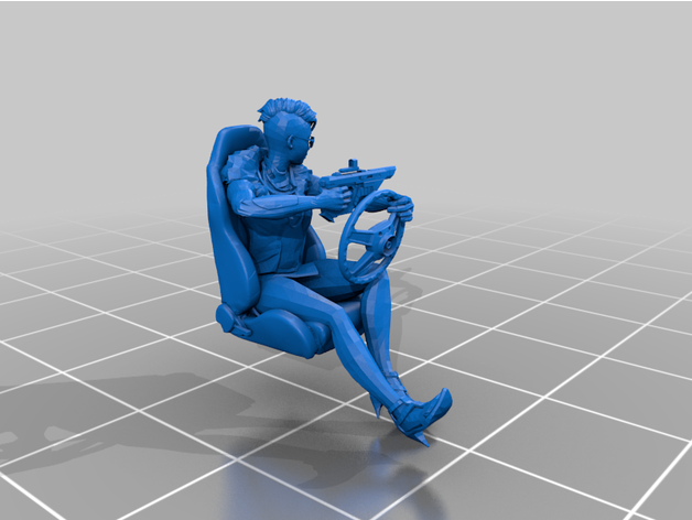 Cyberpunk Treiber Gasland heiße Reifen autokill niz5000 3D print model - Mito3D