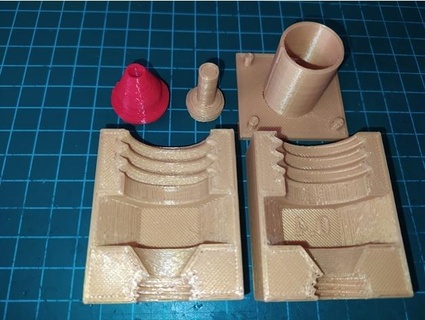 nozzle molde de silicon drackosoft 3d print model - Mito3D