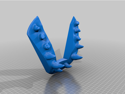 extra puntiagudo dientes rompecabezas 3d print model - Mito3D