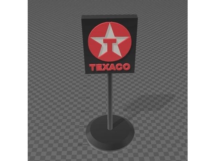 gas stazione cartello 19 0patience 3d print model - Mito3D