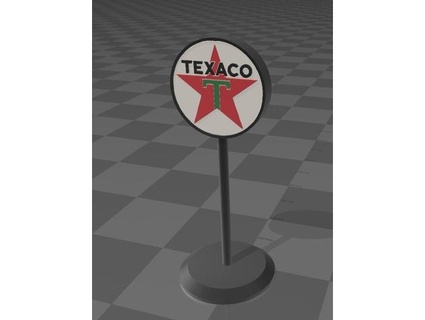 gas station sign 20 0patience 3d print model - Mito3D
