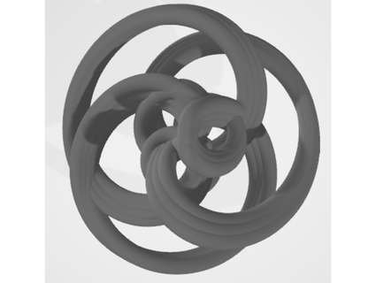torus knot modified yoshi0204 3d print model - Mito3D