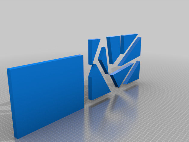 imkansız tuval bulmaca puzzle box toplu iğne 3D print model - Mito3D
