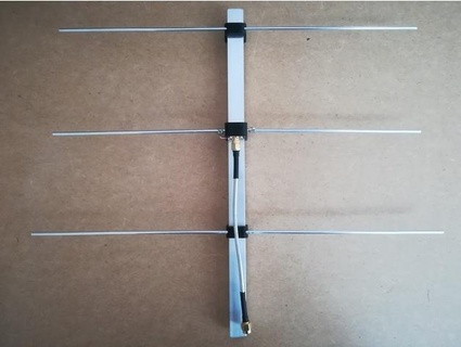 yagi cuisses antenne phcsys 3d print model - Mito3D