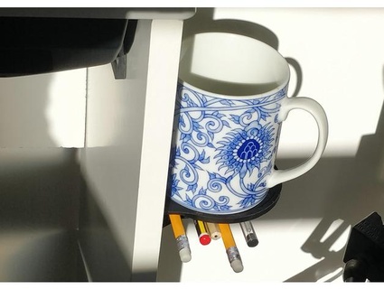 mug pencil shelf splabble 3d print model - Mito3D
