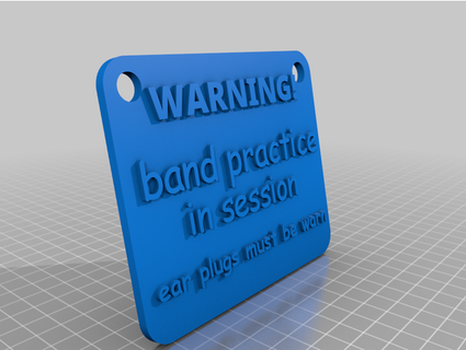 band practice awelshman 3d print model - Mito3D