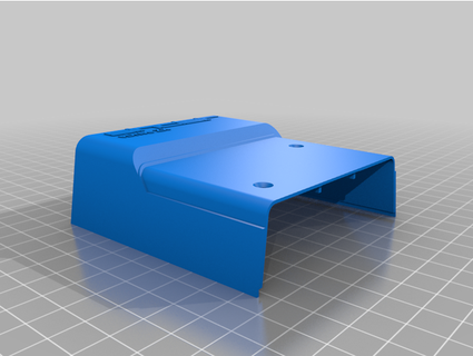 modified microdrive front plate fit vdrive undertherain 3d print model - Mito3D