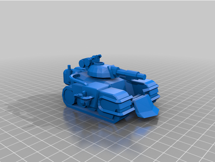 tundran heavy tank - battalion wars updated brettp4226 3d print model - Mito3D