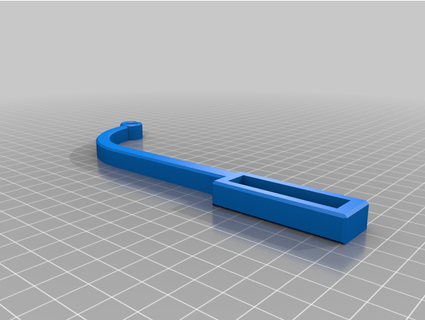 ender 3 filamento guía rail grueso fuerte wimg 3d print model - Mito3D