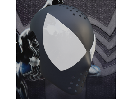 ultime symbiote inspiré araignée homme visage coquille budwin 3d print model - Mito3D