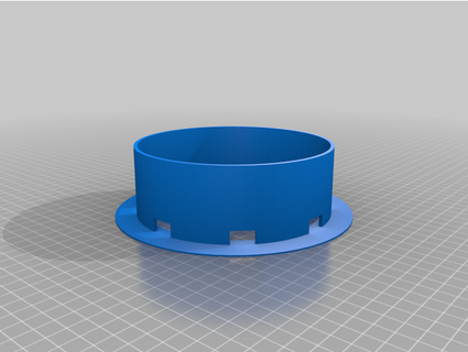 Solar Brunnen Halter Ring protius2 3d print model - Mito3D