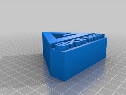 gracie barra logotipo chris case 3d print model - Mito3D