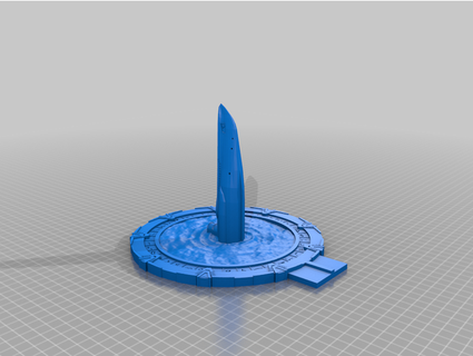 sg 1 Stargate simbolos acuario edición tip vii u boat fiesta fija 3d print model - Mito3D