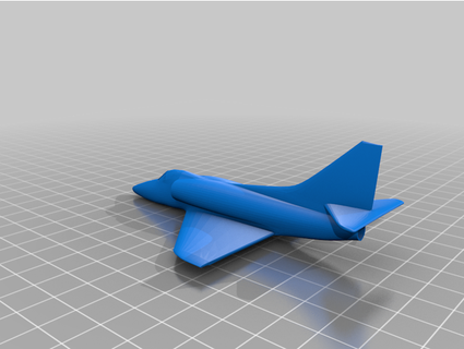 a-4 skyhawk jpoponea 3d print model - Mito3D