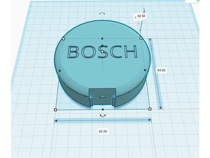 coffee grinder cover bosch ganzubas 3d print model - Mito3D