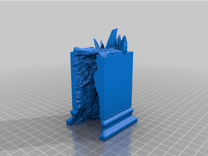 lava pedestal josephskynet 3d print model - Mito3D