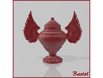 blood bowl trophy 'coupe des airs' 'air cup' bastol 3d print model - Mito3D