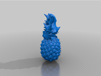 ananas généré revopoint pop 3d print model - Mito3D
