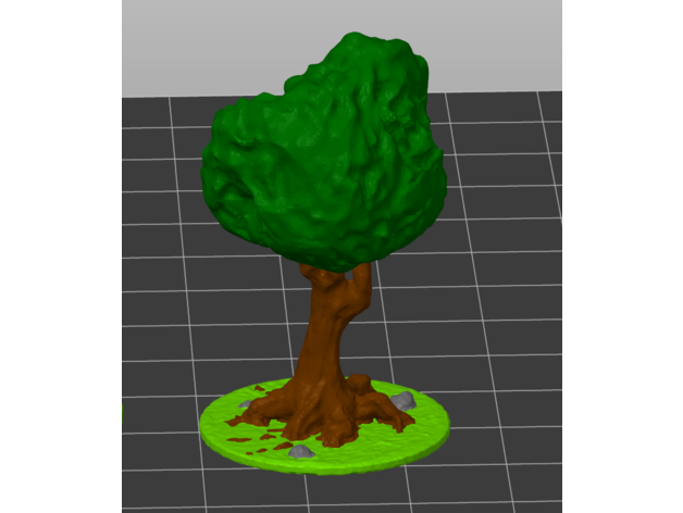 arbre multicolore remix jwick123 3D print model - Mito3D