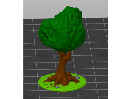 threednd tree multicolor remix jwick123 3d print model - Mito3D