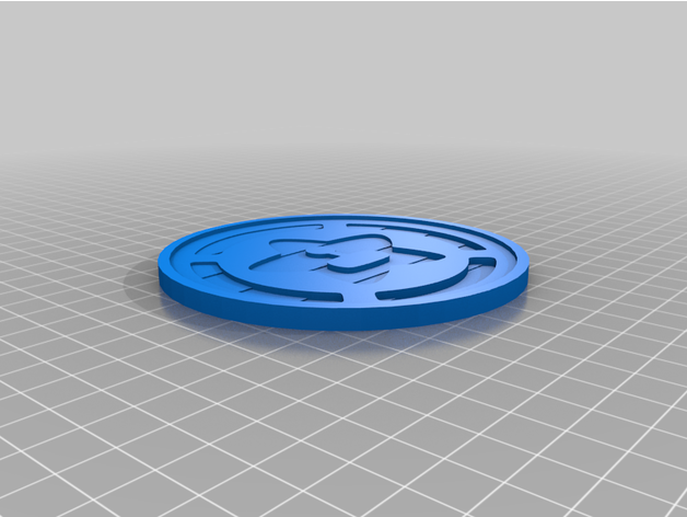 achievement hunter squishy logo rainbow pride coaster fishheaddesigns 3D print model - Mito3D