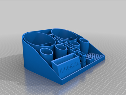 Schreibtisch Veranstalter 2 sdallen 3d print model - Mito3D