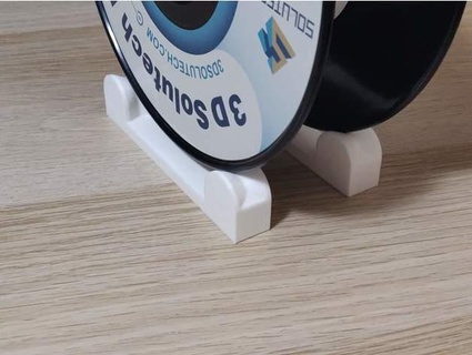 simple filament spool holder moving parts supports reddtoric 3d print model - Mito3D