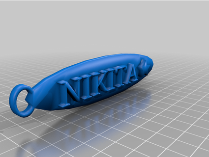 portachiavi Nikita 2 flamdenesry 3d print model - Mito3D