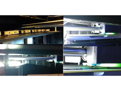 qidi x plus LED tira clips viejascorollas 3d print model - Mito3D