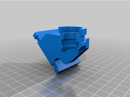 Filament Liner anycubic i3 mega Monoblock eingeben 3d print model - Mito3D