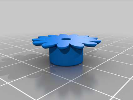 b-day cake candle stand maetaee 3d print model - Mito3D