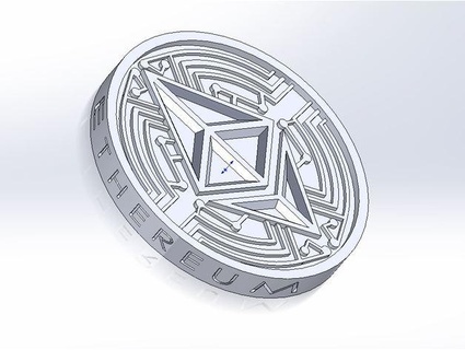 ethereum moneta mrmak3r 3d print model - Mito3D
