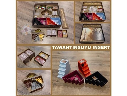 tawantinsuyu boardgame insert inlay alert expansion incoming slade dragon 3d print model - Mito3D