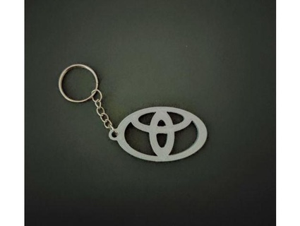 Toyota logo porte clés luifernando07 3d print model - Mito3D