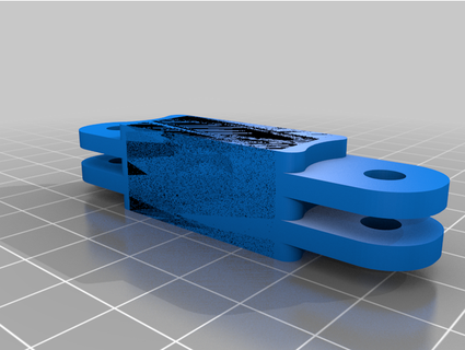 gopro Derecho articulaciones montar extensión brazo conector gibonxxl 3d print model - Mito3D