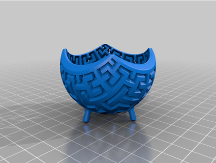 stereographic projection hilbert curve rayjyotir5 3d print model - Mito3D